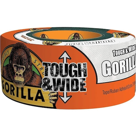 Duct Tape, White, 25 yd L, 2-7/8 in W