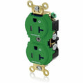 Duplex Receptacle Outlet, 20A, Green, 125V