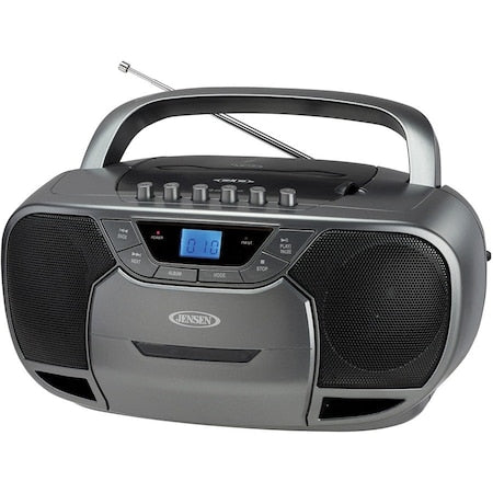 CD-590-GR Radio/CD Player/Cassette Recorder Boombox