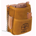 Tool Pouch, 5 Pocket Tool Pouch Leather, Leather, 5 Pockets