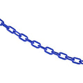3/4"" x 25' Blue Plastic Safety Chain