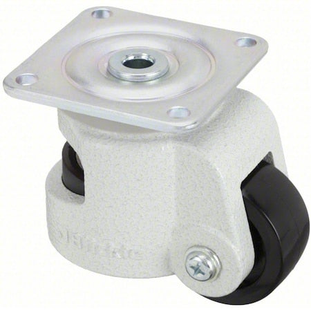 Leveling Caster, 1100 lb. Load, Swivel