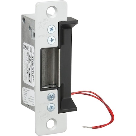 Electric Door Strike, Bronze, Satin Aluminum, For Use With: Cylindrical Locksets with Deadlatches