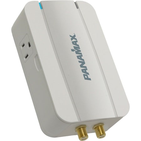 Direct Plug In Surge Protector with Coax