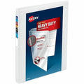 Heavy-Duty View 3 Ring Binder, 0.5" One
