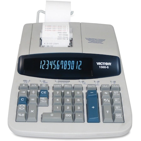 Finance Desktop Calculator, LCD, 12 Digits