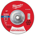 Cut-Off & Grinding Wheel, 7/8" Sz, 7" dia.