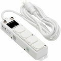 Power Strip, Hospital Grade, Rack Mounted, 4 5-15R-HG, 5-15P-HG, 2 ft., White