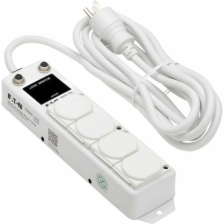 Power Strip, Hospital Grade, Rack Mounted, 4 5-15R-HG, 5-15P-HG, 2 ft., White