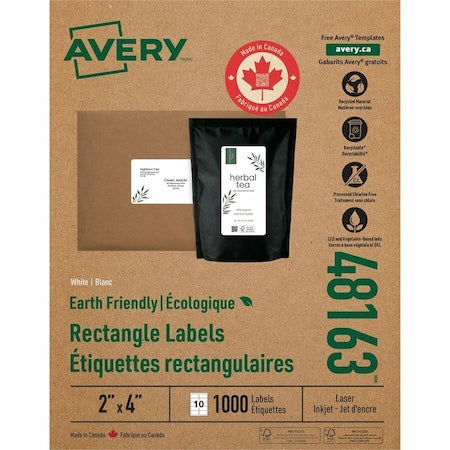 Recycled Shipping Label, PK1000