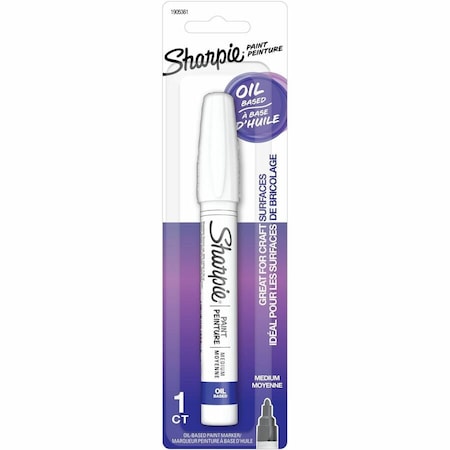 Liquid Paint Marker, White, Fiber