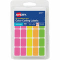 Removable Color Coding Labels, Re, PK525
