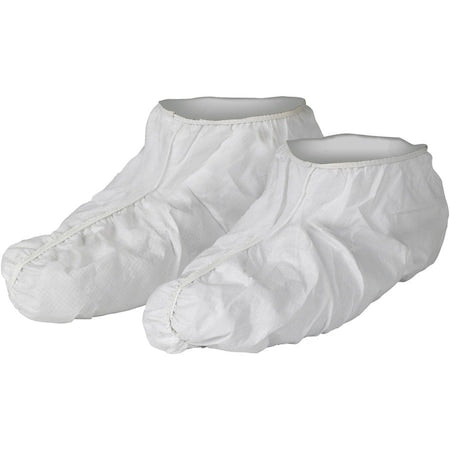 Disposable Shoe Covers, Microporous Film Laminate, White, , Universal