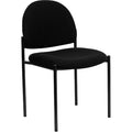 Black Fabric Stack Chair
