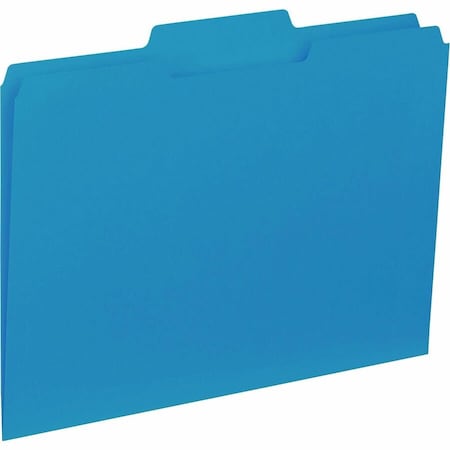File Folder, Blue, Paperboard, PK100