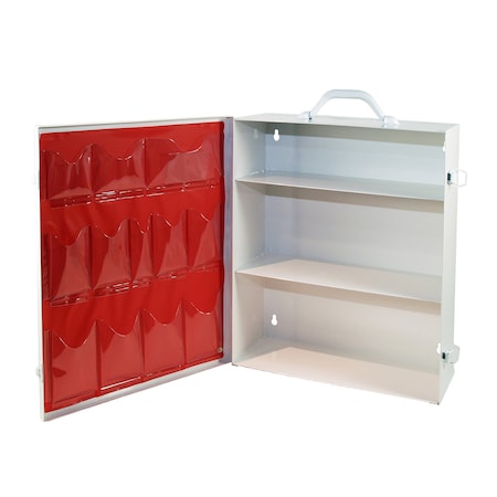 Empty 3 Shelf First Aid Cabinet, Metal