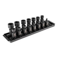 3/8 in Drive Flex Impact Socket Set, SAE, 15 pcs