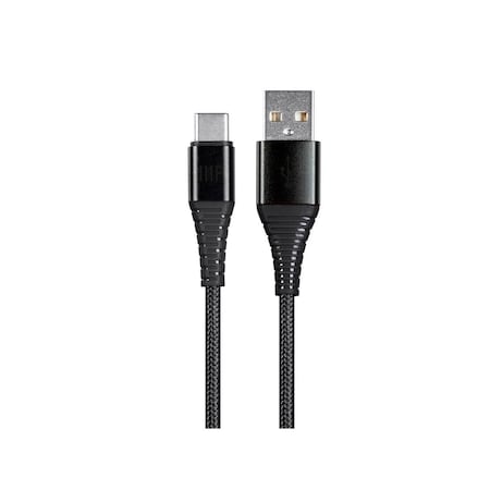 AtlasFlex Series Durable USB 2.0 Type-C to Type-A Charge & Sync Kevlar