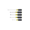 Screwdriver Set, General Purpose, Slotted and Phillips Tip, Steel Shank, Ergonomic Grip, 7-Piece