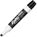 Dry Erase Marker, Chisel Tip, Black PK12 Low Odor