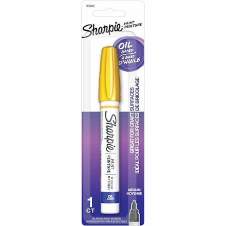 Liquid Paint Marker, Yellow, Metal