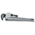 18" Aluminum Straight Pipe Wrench, Serrated, Tether Capable, 2-1/2" Jaw Capacity