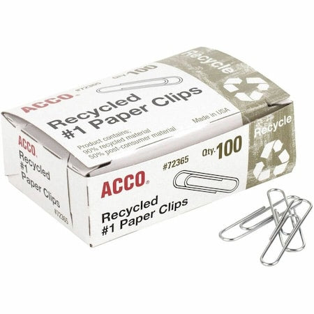 Paper Clip,Metal,1 1/4"" L,PK10