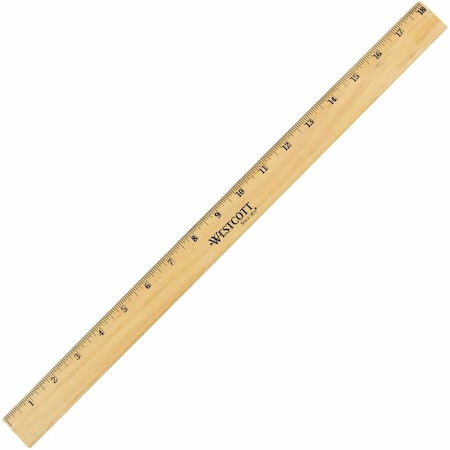 Ruler, Wood, 18 In