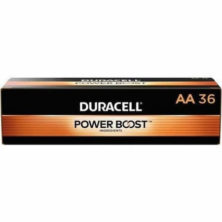 Coppertop AA Alkaline Battery, 1.5V DC, PK36
