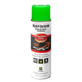 Precision Line Marking Paint, Inverted, Fluorescent Green, 20 oz