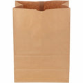 Shopping Bag Flat Bottom 1/6 BBL, Brown Pk500