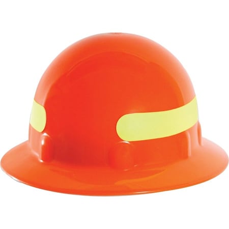 Hard Hat, Thermoplastic, 8-Point Point Type 1, Class E, Orange