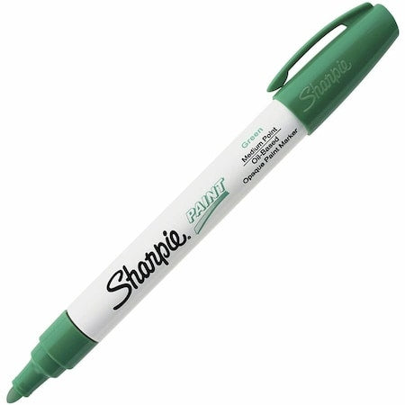 Liquid Paint Marker, Green, Fiber, PK12