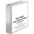 Ring Binder, White, Clear Sleeve