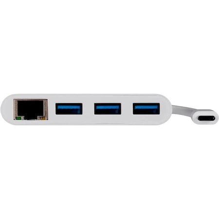 SELECT SERIES USB-C 3-PORT USB 3.0 HUB AND GIGABIT ETHERNET ADAPTER