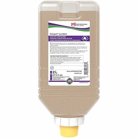 Hand Cleanser Cartridge, Stocko, Solopol Classic, 2,000 mL, 6 PK