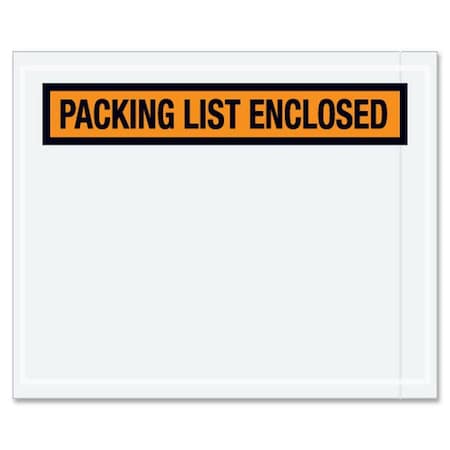 Packing List Envelopes, Orange, PK1000