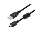 Standard USB Cable, Black, 6ft L