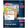 Laser Label, 4 in Label W, 2 in Label H, 10 Labels per Sheet White
