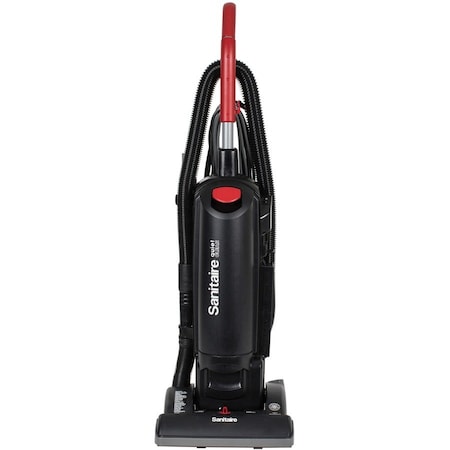 Upright Vacuum Cleaner, Black, 17 lb