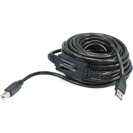 USB 2.0 Active Cable, 33ft.L, Black