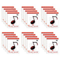Case of Music Wirebound Notebook, 12 Staves of Music Lines, 11"x8.5", 32 Sheets per book, PK24