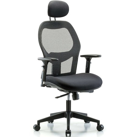Executive Mesh Chair, Headrest, 3DACast