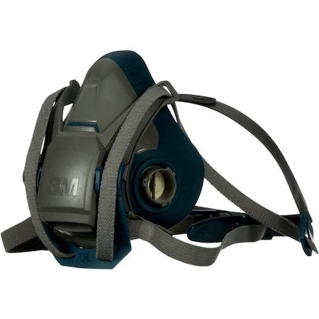 Half Mask Respirator, Rugged Comfort 6500, Not Rated, Bayonet, Size, S 0 Cartridges Included