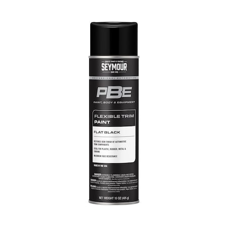 PBE Flexible Trim Spray Paint, Flat Blac