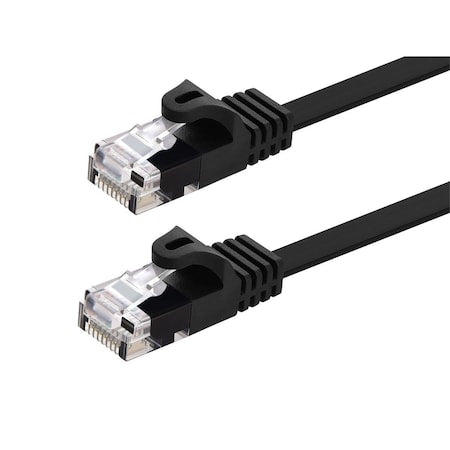Patch Cord, Cat 5e, Flexboot, Black, 25 ft.