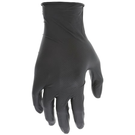 Disposable Gloves, Nitrile, L, 10 PK