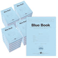 Case of Exam Blue Books, 8.5"" x 7"", 6 Sheets/12 Pages, Wide Ruled with Margin,PK1000