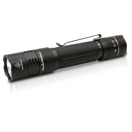 Tactical Handheld Flashlight, Prgrammable, LED, Lithium Ion, 3200lm, Black
