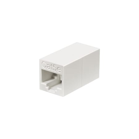 Cat5e, Inline Coupler, White